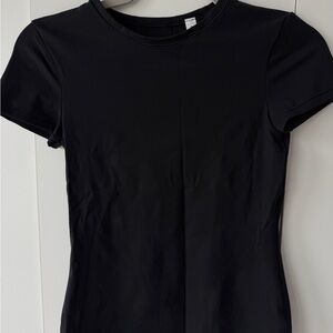 Athleta Black Short Sleeve Top